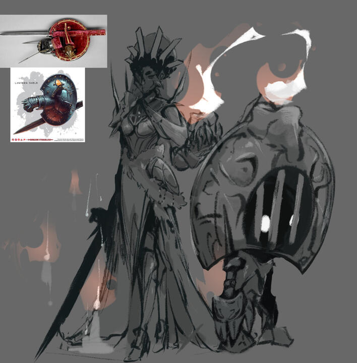 Lantern-shield Lady